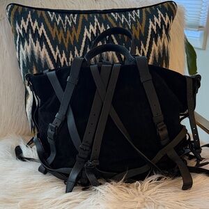 Alexander Wang Black Suede Tote Bag